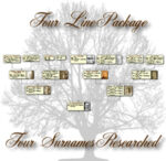 Image of a tree with Family Tree overlay